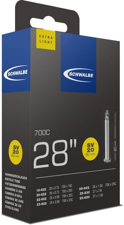 Schwalbe bnb SV20 Extra Light 28 x 0.75 - 1.00 fv